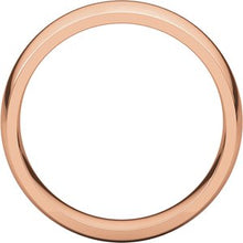 Load image into Gallery viewer, 10K Rose Gold 5 mm Half Round Comfort Fit Light Band Size 8