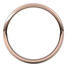 Load image into Gallery viewer, 10K Rose Gold 2 mm Half Round Band Size 5.5
