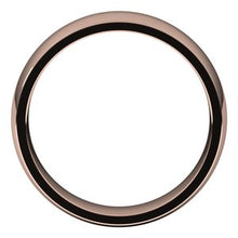 Load image into Gallery viewer, 10K Rose Gold 5 mm Half Round Comfort Fit Light Band Size 8